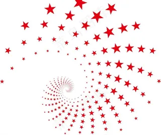 扭曲的五角星图片