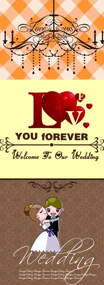 婚礼易拉宝图片(4724X11811(DPI:150))psd模版下载