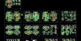 带地下室二层现代经济型住宅楼设计图...