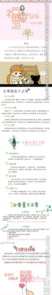 白带异常妇科专题图片psd模版下载