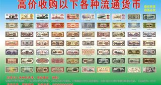 各种流通货币图片