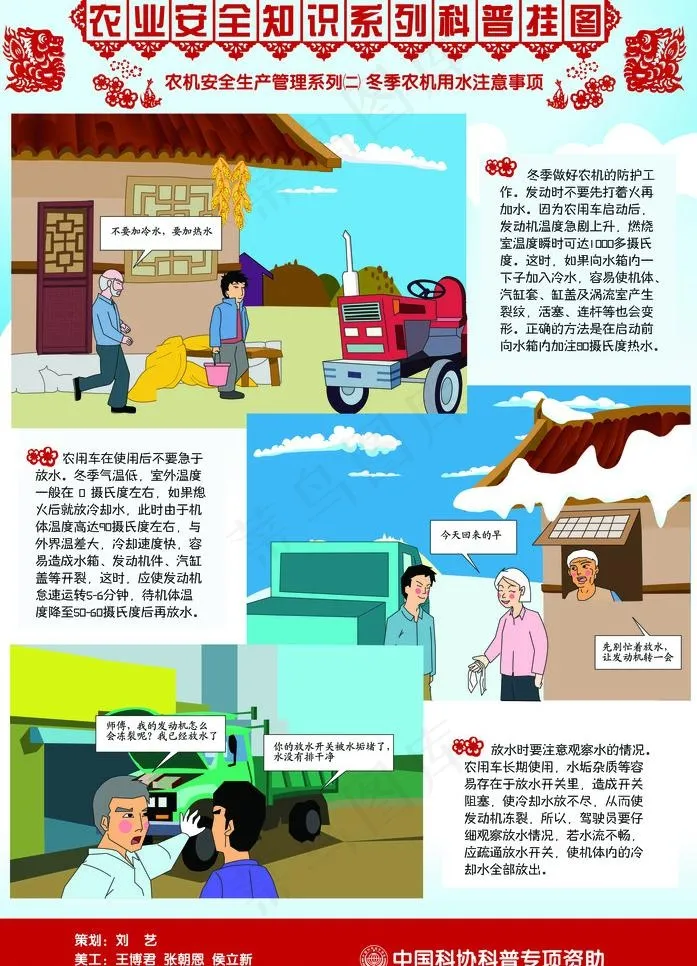 农机安全生产（二）图片psd模版下载