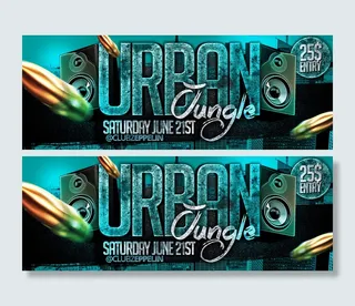 纯英文酷炫创意海报ＰＳＤ