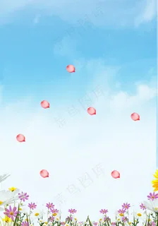 两款清爽展板背景