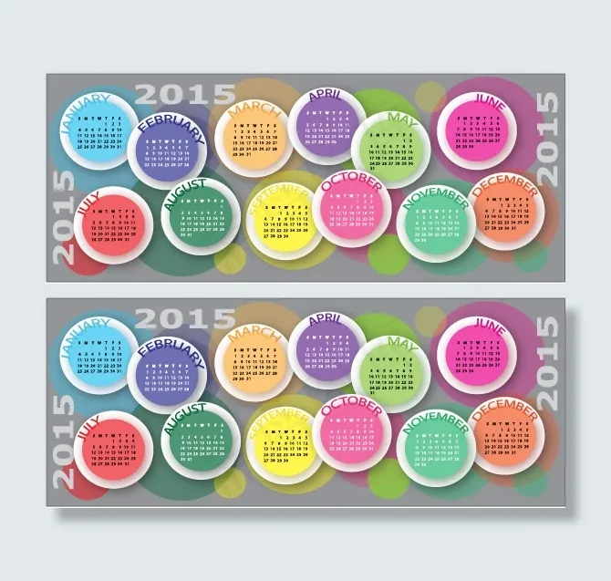 羊年三羊开泰日历eps,ai矢量模版下载