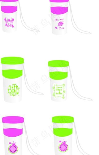 时尚的杯子图片