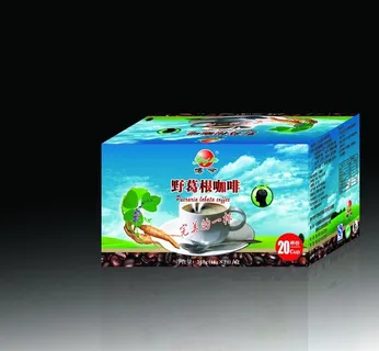 咖啡盒（展开图）图片