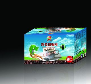 咖啡盒（展开图）图片