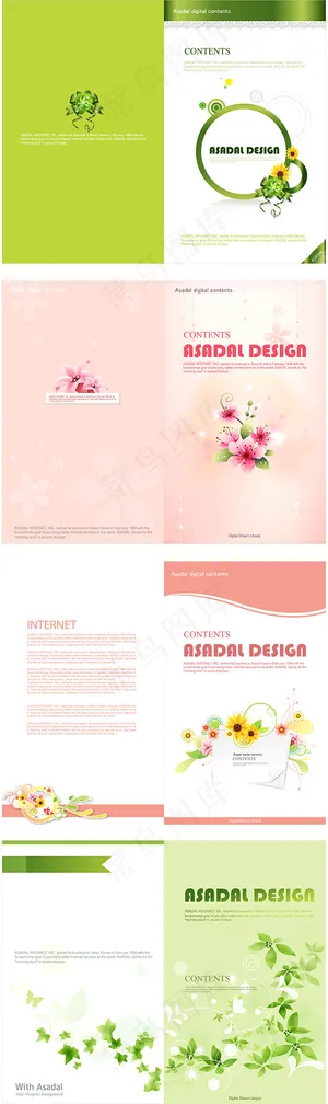 画册封面矢量素材