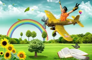 飞旋的春天图片