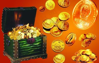 金融元素金币硬币图片