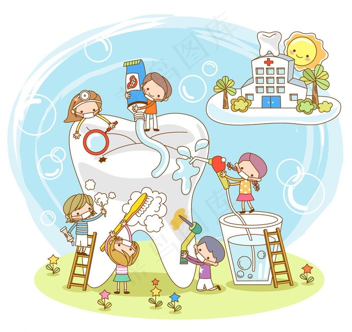 牙科牙齿保健图片