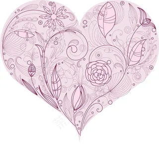 花的心向量元素