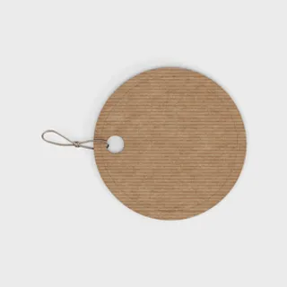 多款环保高档服装牛皮纸吊牌PSD展...