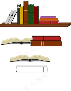 矢量书本