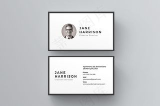 黑白风格,黑白名片,个性名片,名片排版,个性名片