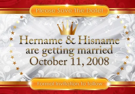 欧式婚礼邀请函模板图片