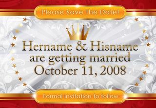 欧式婚礼邀请函模板图片