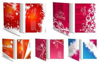 圣诞节卡片设计矢量素材