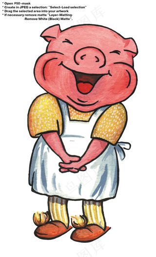 卡通小猪猪