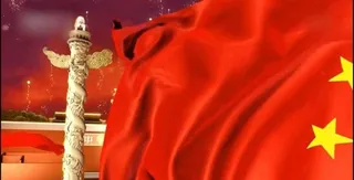 鸟巢火箭党政类动态背景视频素材