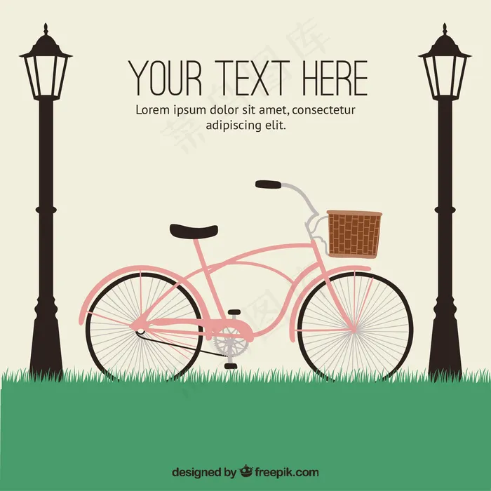 绿色背景矢量图