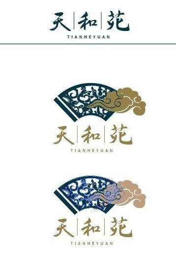 天和苑logo图片ai矢量模版下载