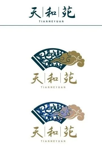 天和苑logo图片ai矢量模版下载