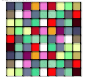 方形彩色地板图片