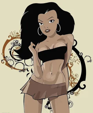 性感女性插画矢量素材图片