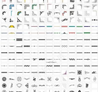 边框矢量图图片