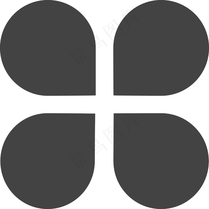 三叶草标志符号图标