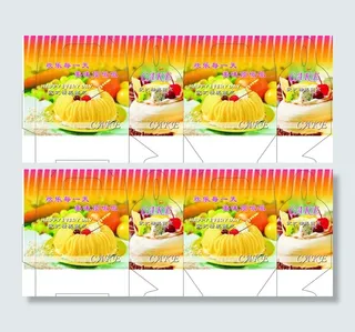 欧式精美西点手提式蛋糕盒图片