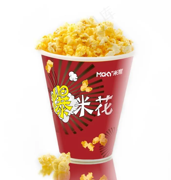 米旗爆米花杯图片ai矢量模版下载