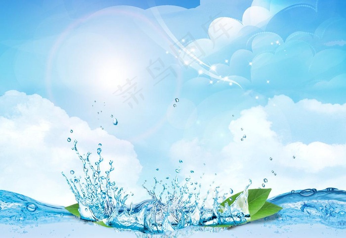 清新背景 蓝天图片(2559X1904(DPI:260))psd模版下载