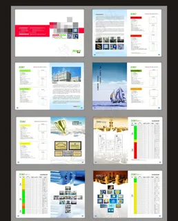 电子画册矢量素材