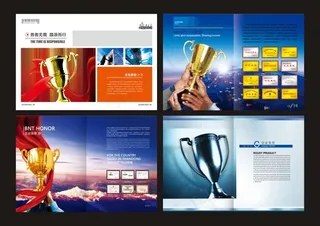 企业文化 企业荣誉 画册内页