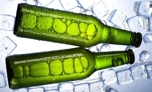 冰块啤酒图片