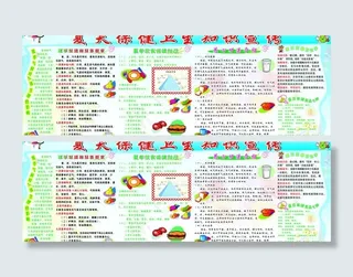 夏天保健卫生知识宣传图片