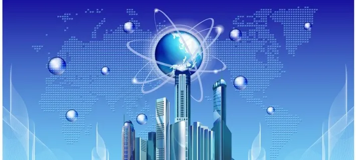 蓝色 科技 背景图片