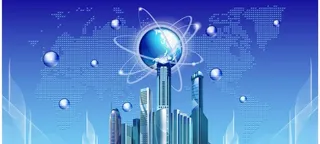 蓝色 科技 背景图片