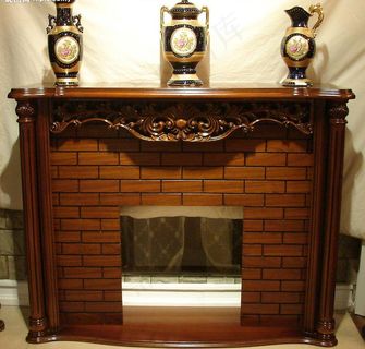 经典欧式家具壁炉图片