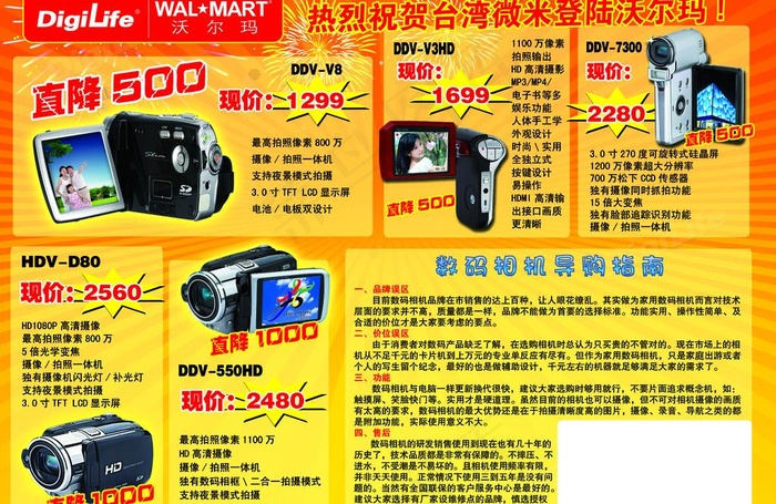 热烈祝贺*微米登陆沃尔玛图片psd模版下载