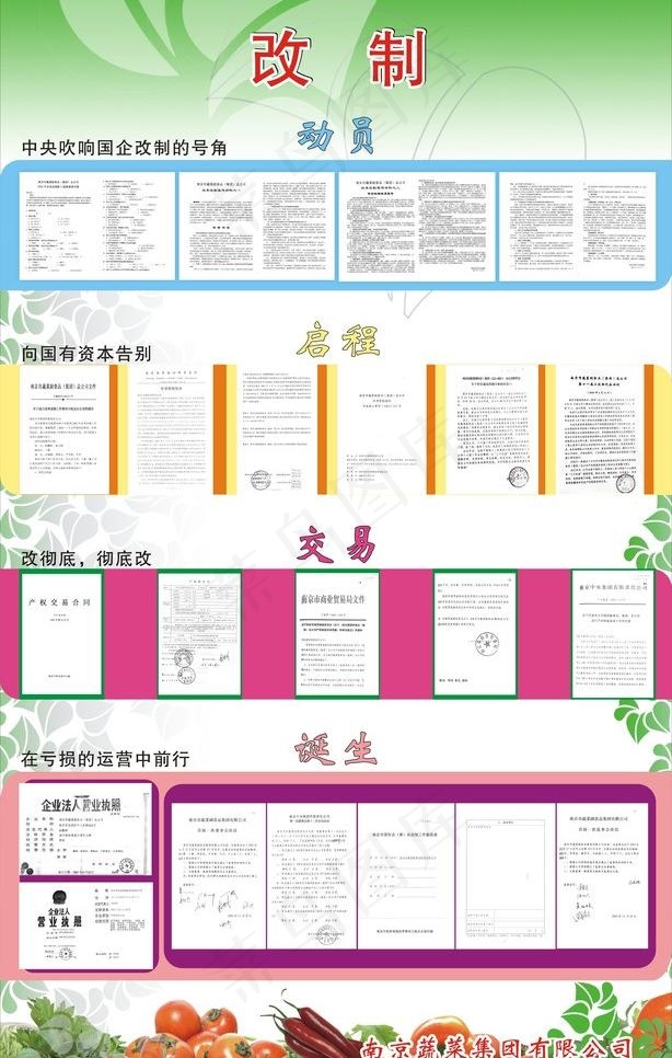 公司展板图片cdr矢量模版下载