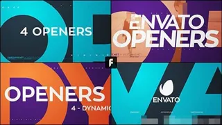 动态遮罩设计板式AE模板