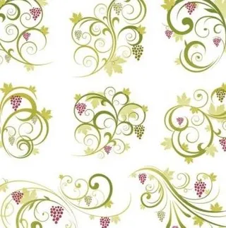 摘要植物葡萄装饰矢量