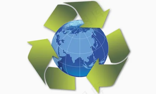 循环利用星球素材图片