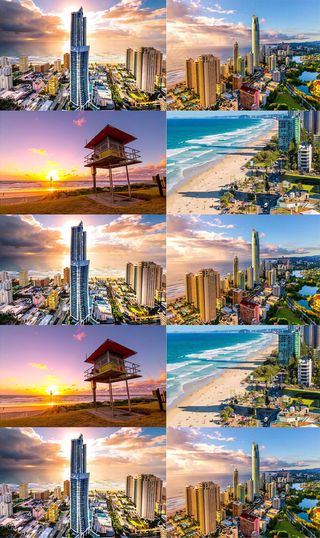 绿色生态城市缩时摄影高清视频