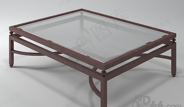 3D茶几模型(MAX 3D模型)