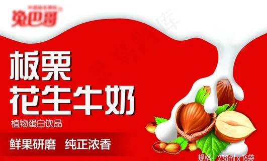 兔巴哥 板栗花生牛奶图片 兔巴哥 板栗花生牛奶图片